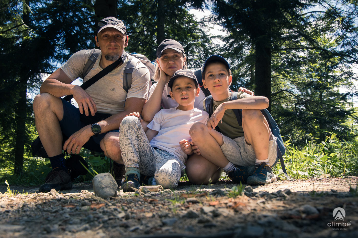Plan rodzinny w drodze na Jasień. Korona Beskidu Wyspowego. BEskid Wyspowy