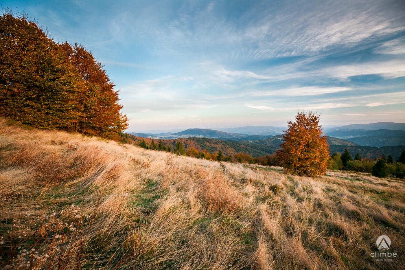 Tymon i Tobiasz na szczycie wieży widokowej. Korona Beskidu Wyspowego. Mogielica. Królowa Beskidu Wyspowego. Beskidzkie Wyspy. 102 wyspy
